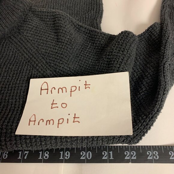 JCrew Mercantile Sweater Waffle Knit Preppy Timeless Classic Minimalist Size M - Picture 7 of 8